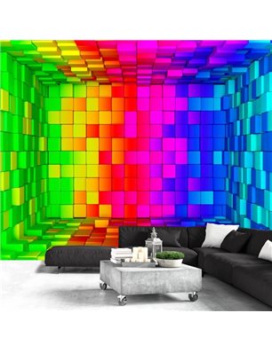 Fotomurale adesivo - Rainbow Cube