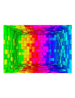 Fotomurale adesivo - Rainbow Cube