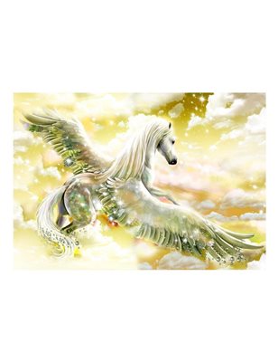 Fotomurale adesivo - Pegasus (Yellow)