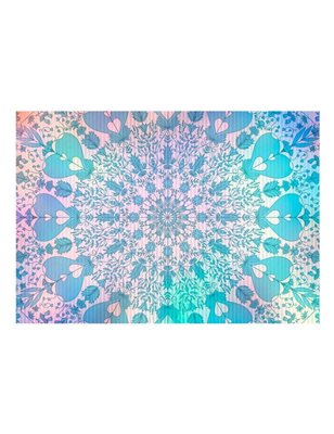 Fotomurale adesivo - Girly Mandala (Blue)