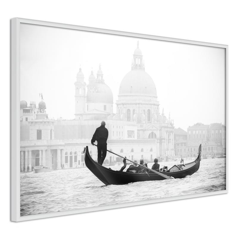 Poster Gondola a Venezia in Canal Grande