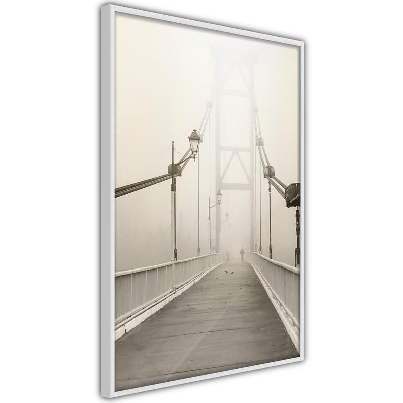 Poster - Bridge Disappearing into Fog