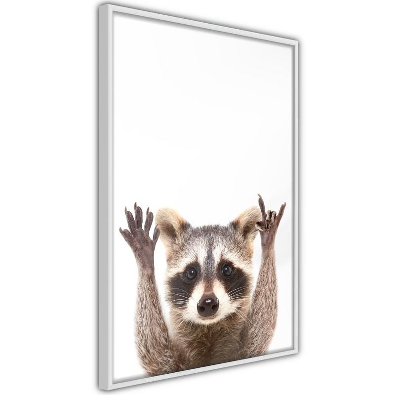 Poster - Funny Racoon