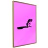 Poster - Monkey on Pink Background