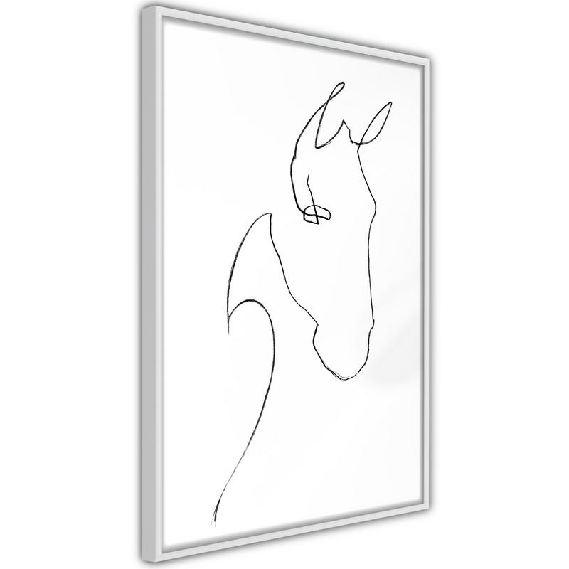 Poster - Sketch of a Horse's Head