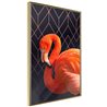 Poster - Orange Flamingo