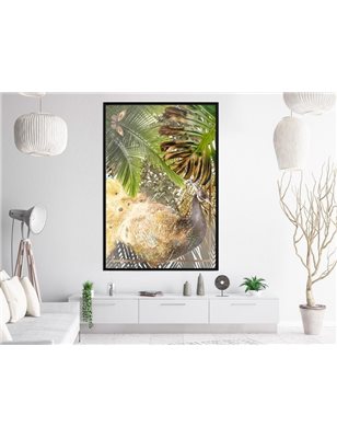 Poster - Fairy-Tale Peacock in the Jungle