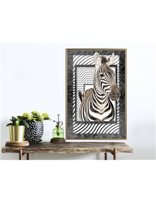 Poster - Zebra in the Frame