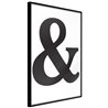 Poster - Ampersand (Black)