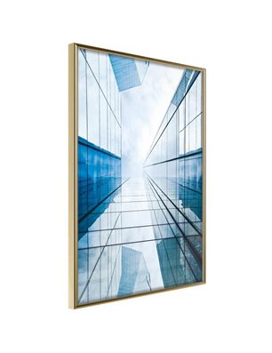 Poster - Steel and Glass (Blue)