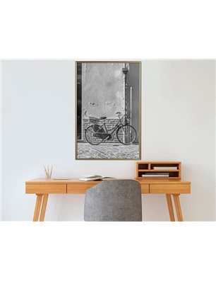 Poster - Bicycle with Black Tires