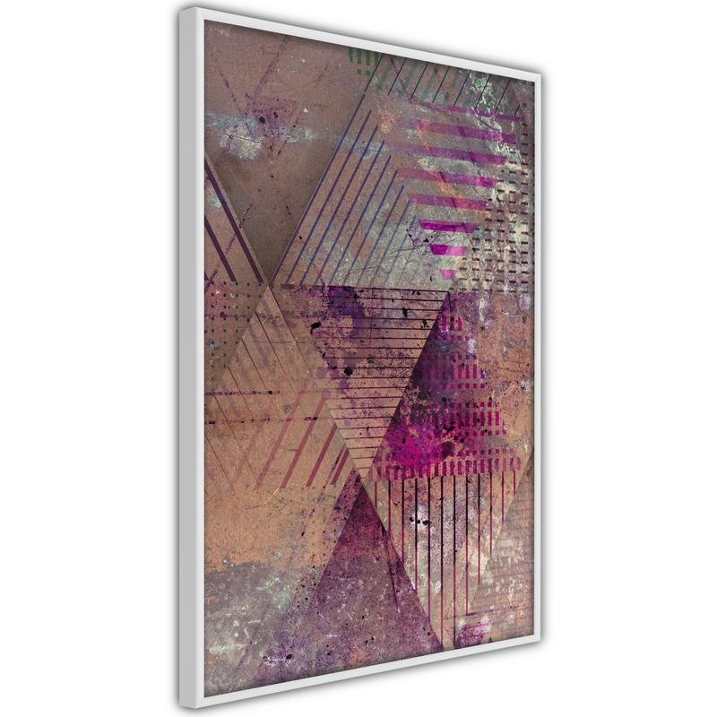 Poster - Pink Patchwork II