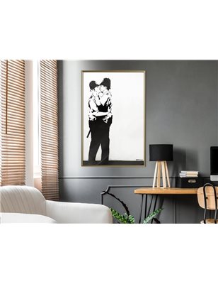 Poster - Banksy: Kissing Coppers II