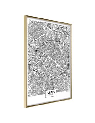 Poster - City Map: Paris