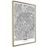 Poster - City Map: Paris