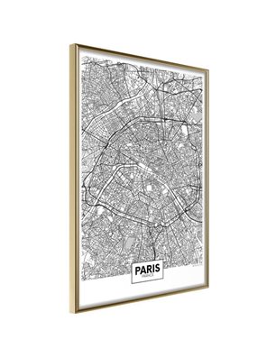 Poster - City Map: Paris