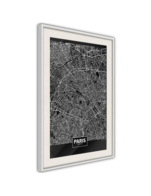 Poster - City Map: Paris (Dark)