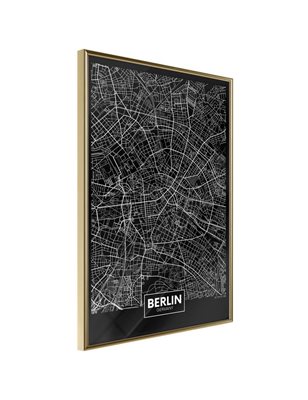 Poster  City Map: Berlin (Dark)