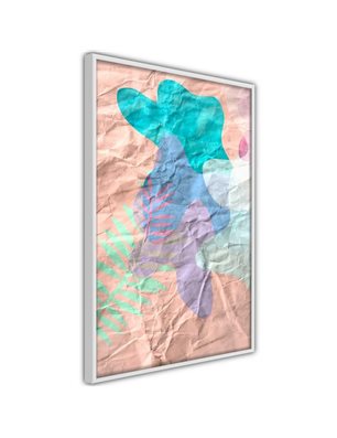 Poster - Colourful Camouflage (Peach)