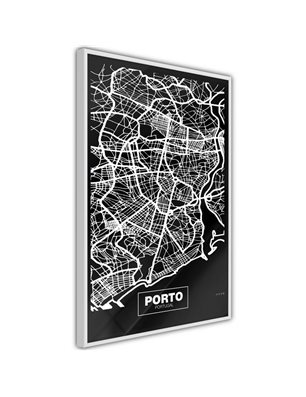 Poster - City Map: Porto (Dark)