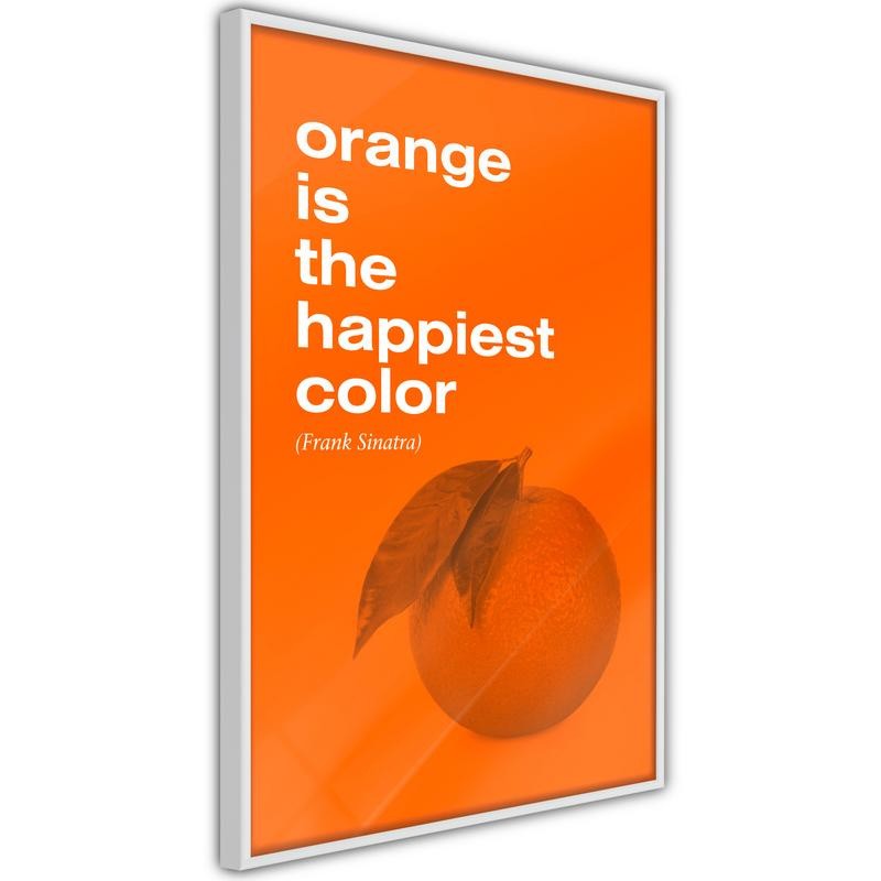Poster - Orange Colour