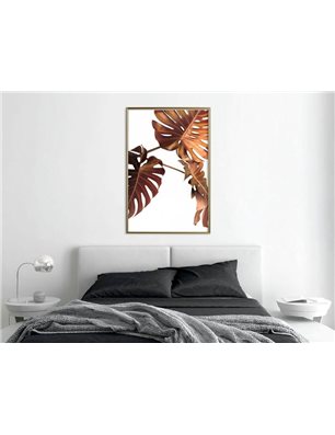 Poster - Copper Monstera