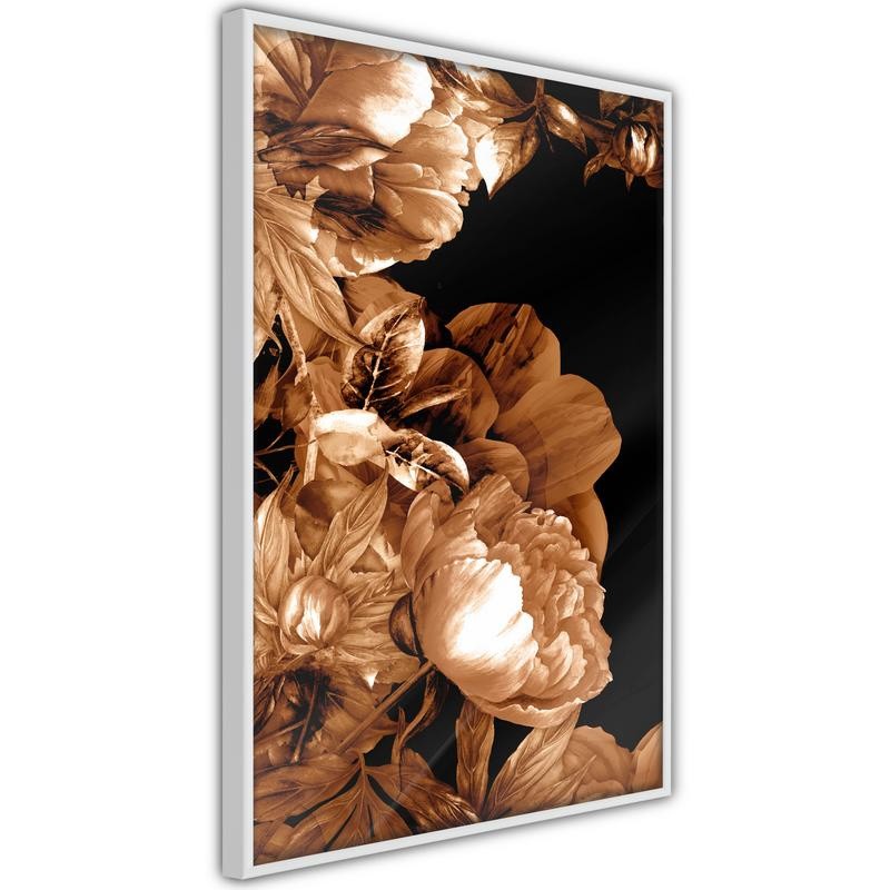 Poster - Summer Flowers in Sepia