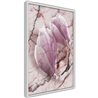 Poster - Magnolia on Marble Background