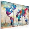 Quadro - World Maps: Modern Style