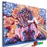 Quadro fai da te - Floral Pug