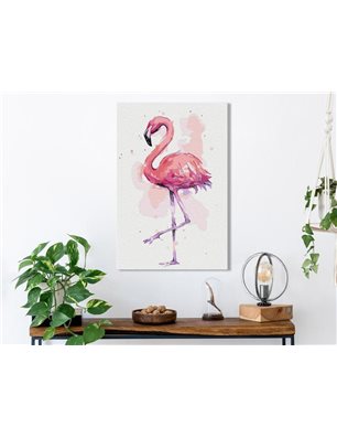 Quadro fai da te - Friendly Flamingo