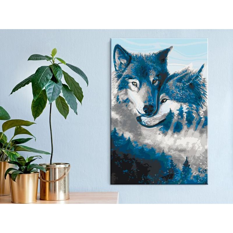 Quadro fai da te - Wolves in Love