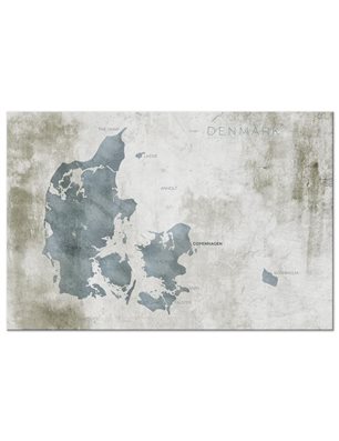 Quadro - Scandinavian Blue (1 Part) Wide