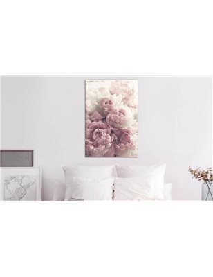 Quadro - Delicate Peonies (1 Part) Vertical