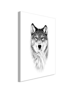 Quadro - Snow Wolf (1 Part) Vertical