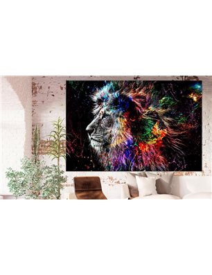 Quadro - Crazy Lion (1 Part) Wide