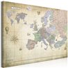 Quadro - Map of Europe (1 Part) Wide