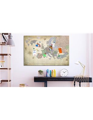 Quadro - Map of Europe (1 Part) Wide