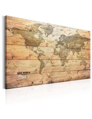 Quadro - World Map: Boards