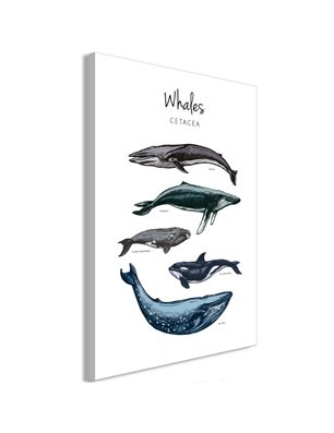 Quadro - Whales (1 Part) Vertical