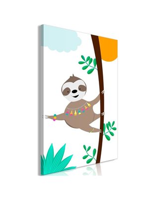 Quadro - Happy Sloth (1 Part) Vertical