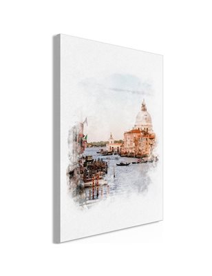 Quadro - Watercolour Venice (1 Part) Vertical