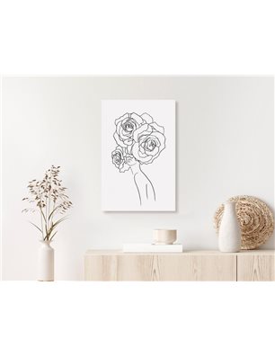 Quadro - Fancy Roses (1 Part) Vertical