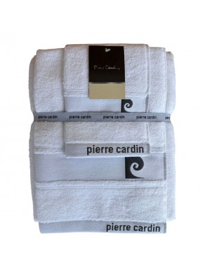Set asciugamano bagno viso ospite telo Pierre Cardin Luxury