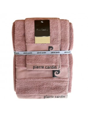 Set asciugamano bagno viso ospite telo Pierre Cardin Luxury