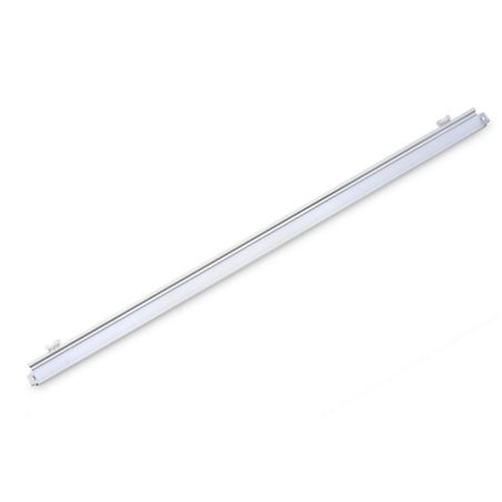 Binario per Tende a Pannello - 2 Vie con Comando Manuale - Installazione a  Soffitto - Completo per l'Installazione (cm120-pannelli 66cm) : :  Fai da te