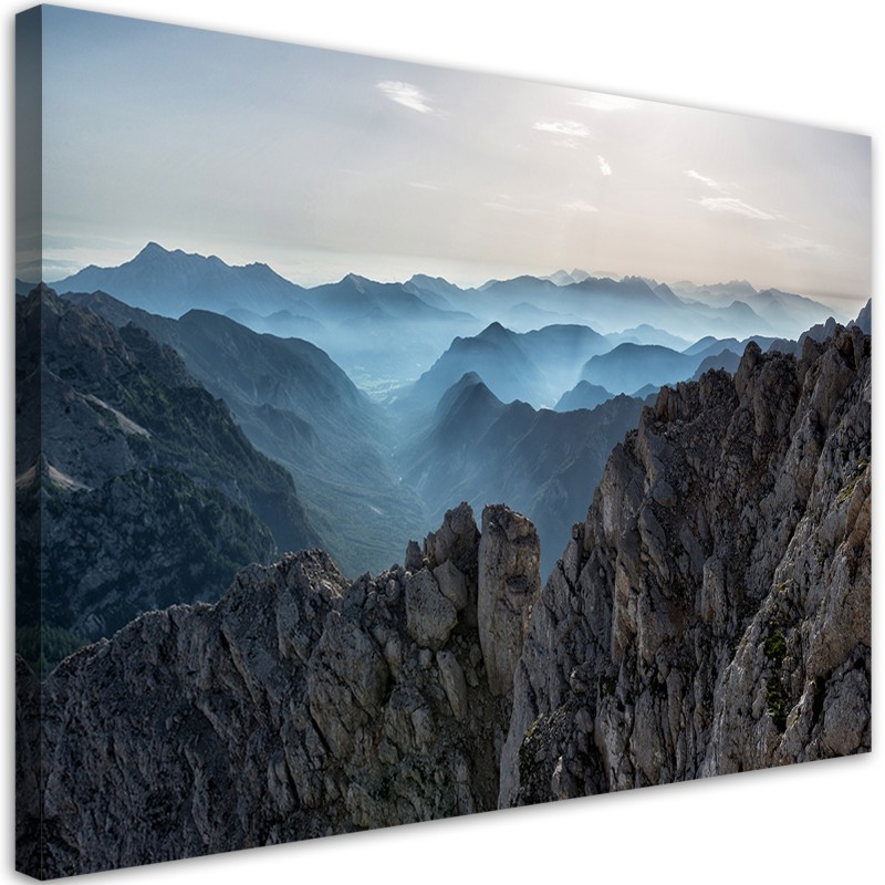 Quadro con cornice, Paesaggio roccioso - 40x60