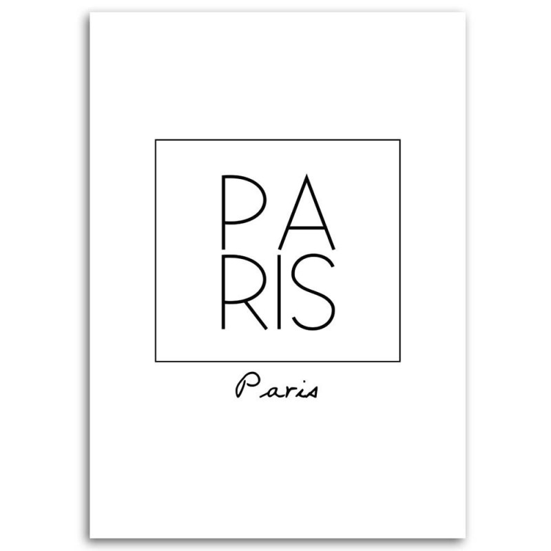 Quadri su tela colorati in bianco e nero con motivo autunnale a Parigi, per  soggiorno, camera da letto, corridoio, moderno, 51 x 35 cm