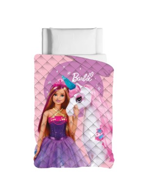 Completo letto Barbie bambina 100% cotone