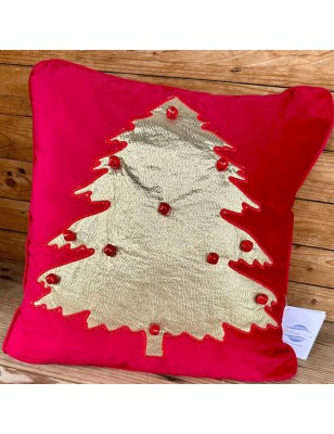 Cuscino arredo natalizio Gold Tree Botticelli Home